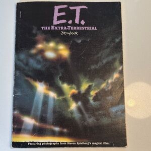 Vintage 1982 E.T. The Extra-Terrestrial Storybook